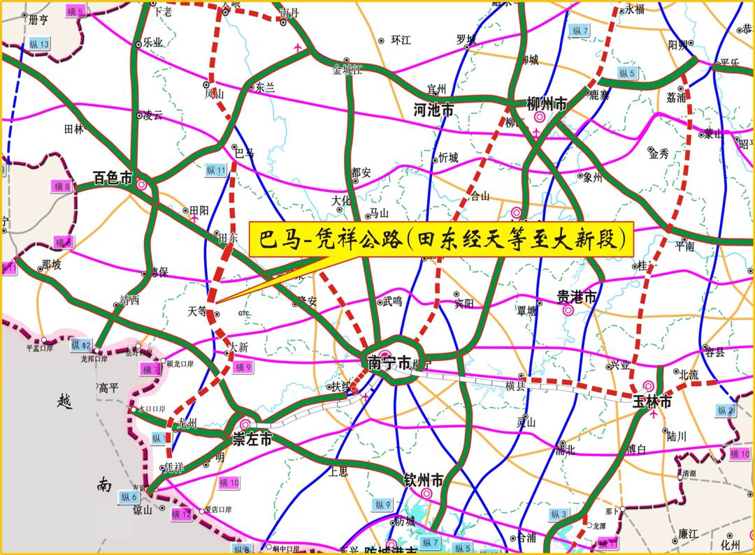 广西高速公路最新地图概览