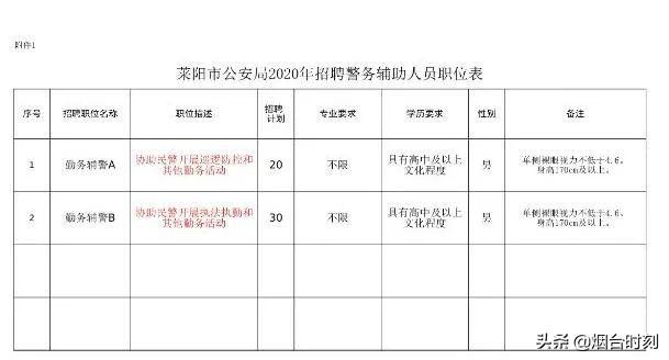 莱阳市人民政府办公室最新招聘详解