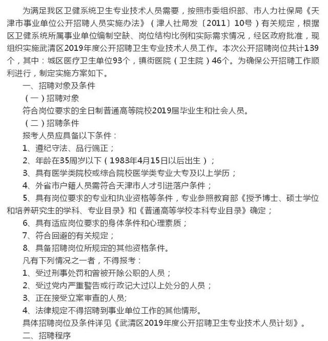 红桥区卫生健康局招聘启事，最新职位空缺及任职要求